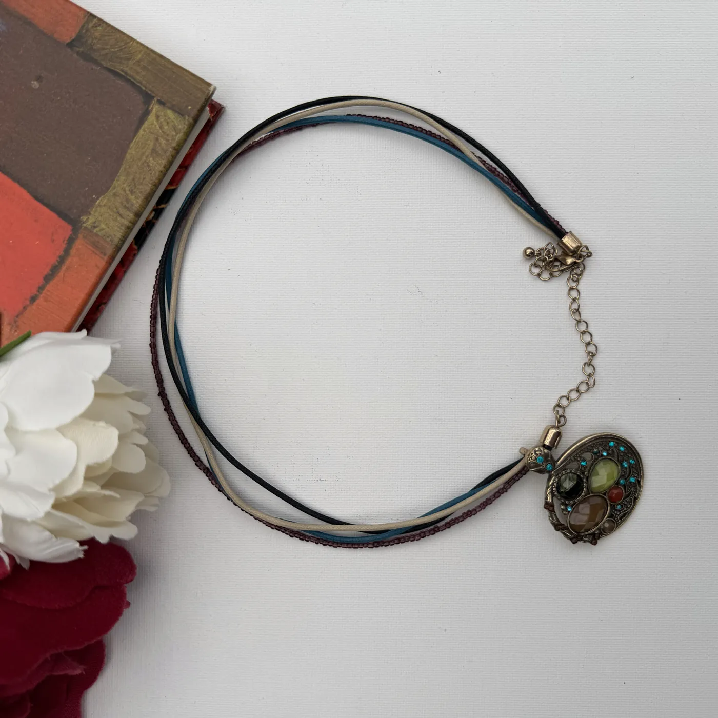 Amber & Green Cabochon — view 2