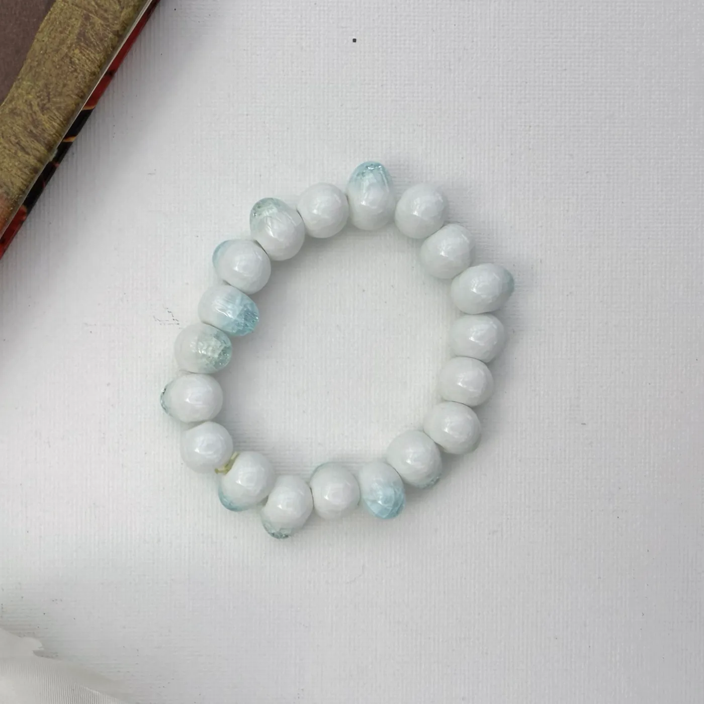 Celadon Bead Bracelet — view 2
