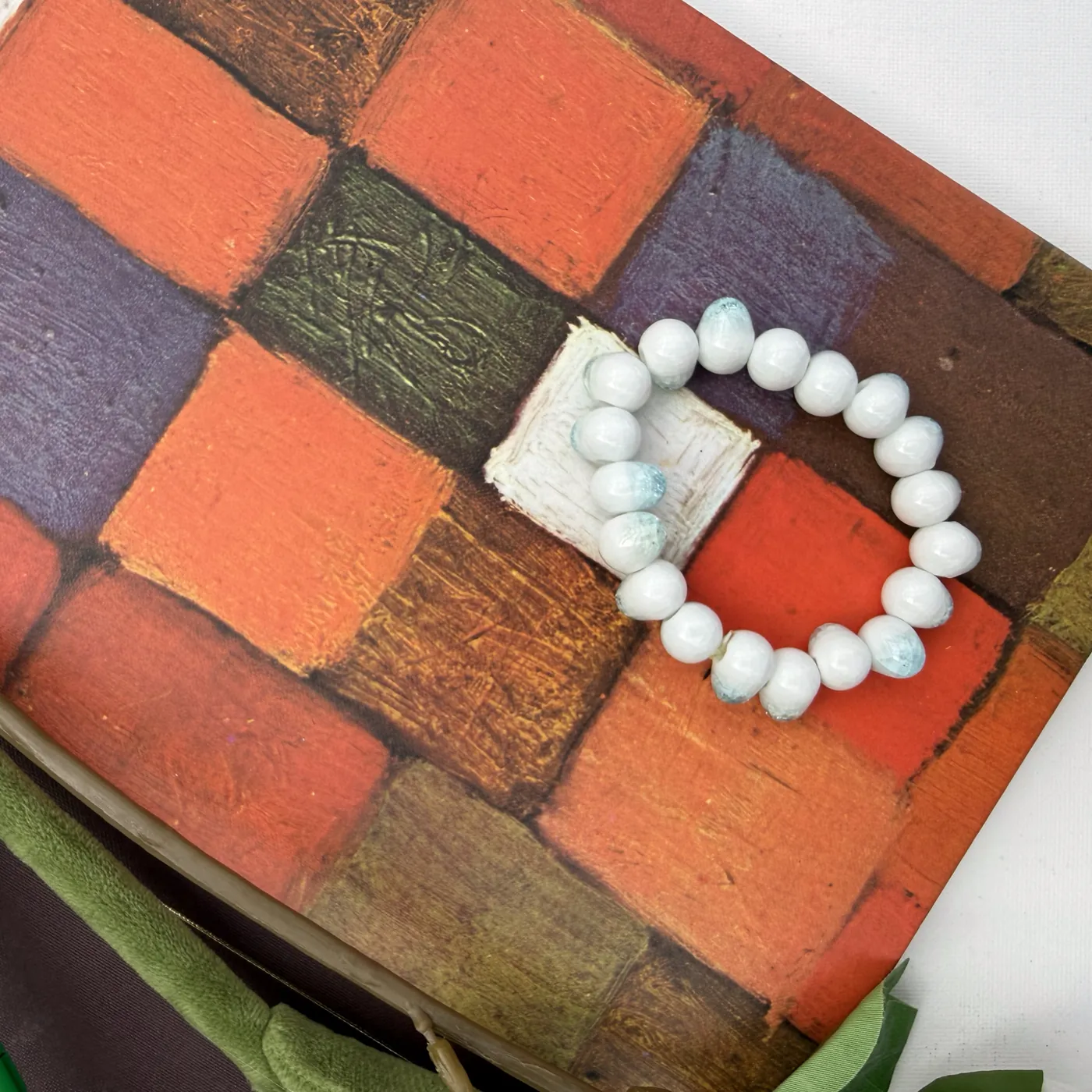 Celadon Bead Bracelet — view 3