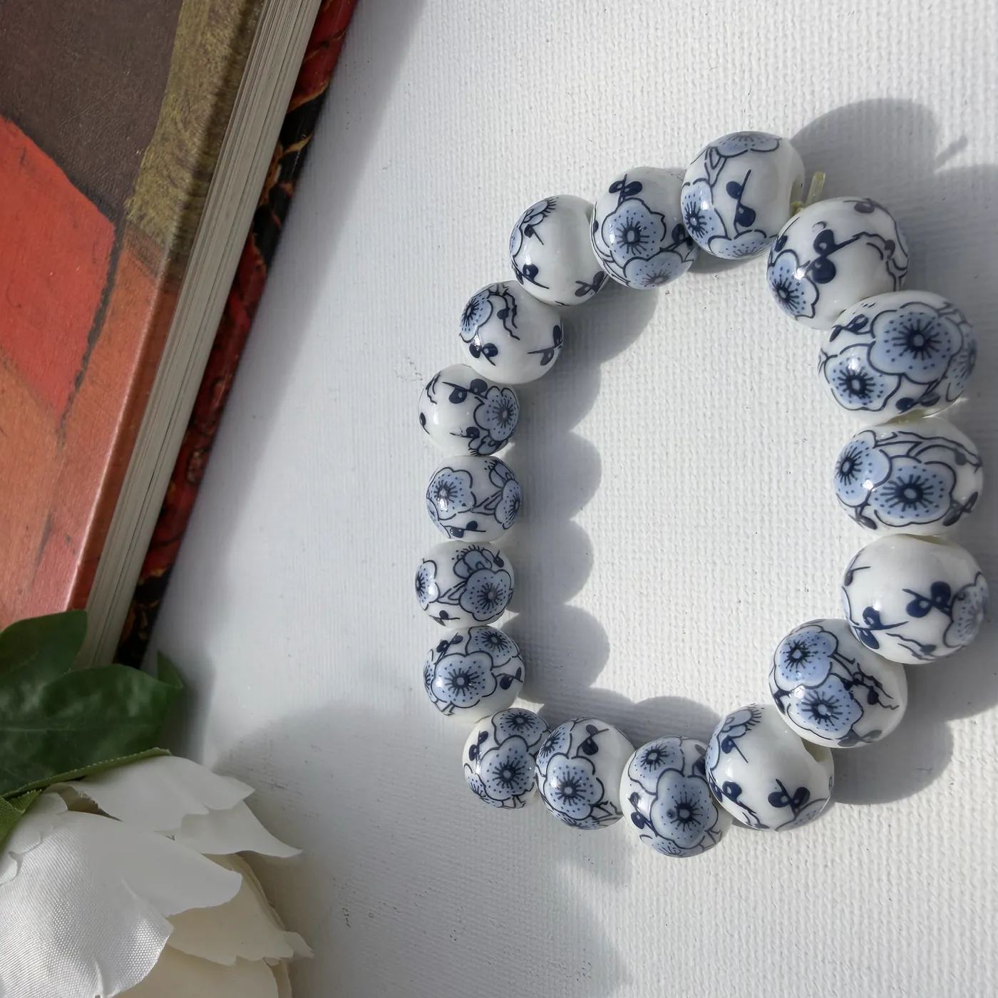 Peony Bead Bracelet