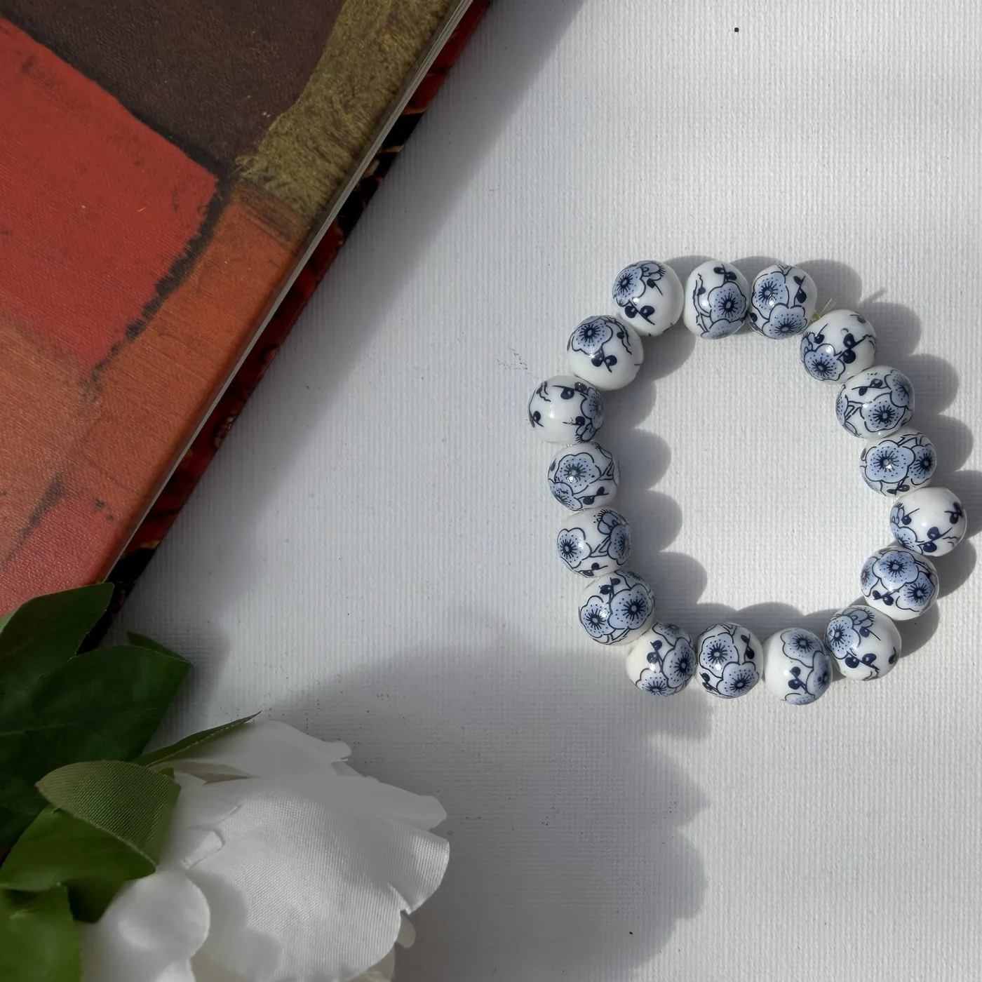 Peony Bead Bracelet — view 2