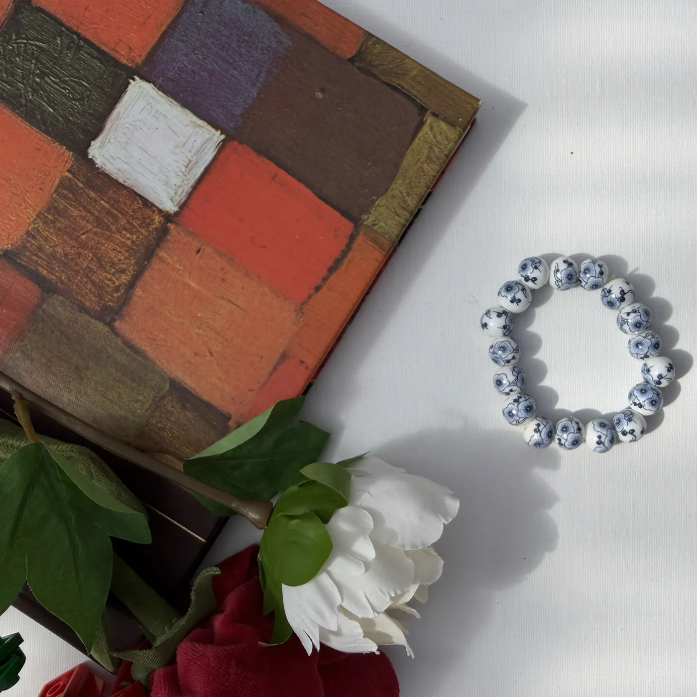 Peony Bead Bracelet — view 3