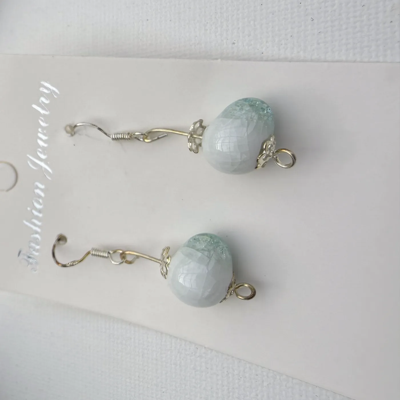 Celadon Drop Earrings