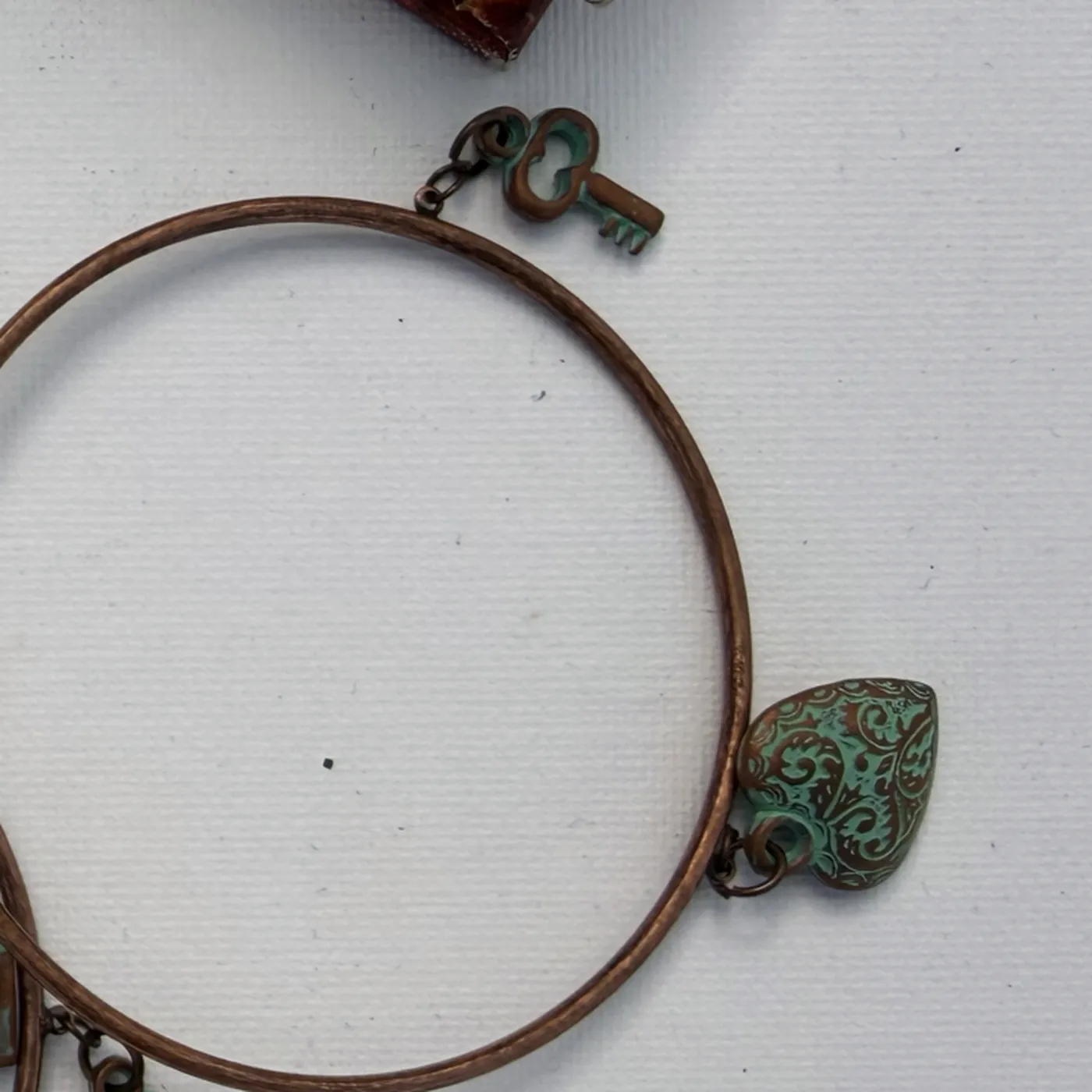 Copper Charm Bangles — view 2