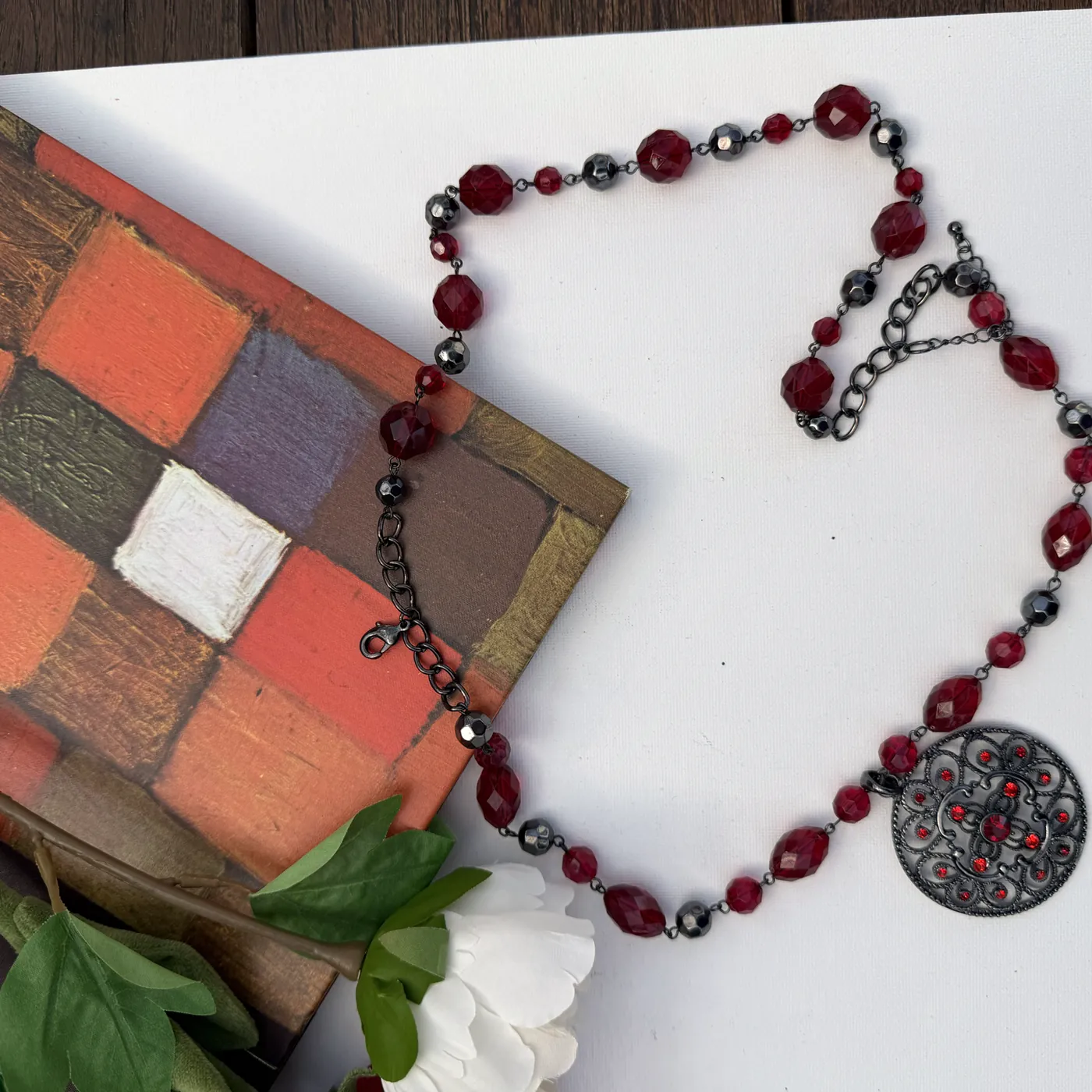 Ruby Glass & Gunmetal — view 2