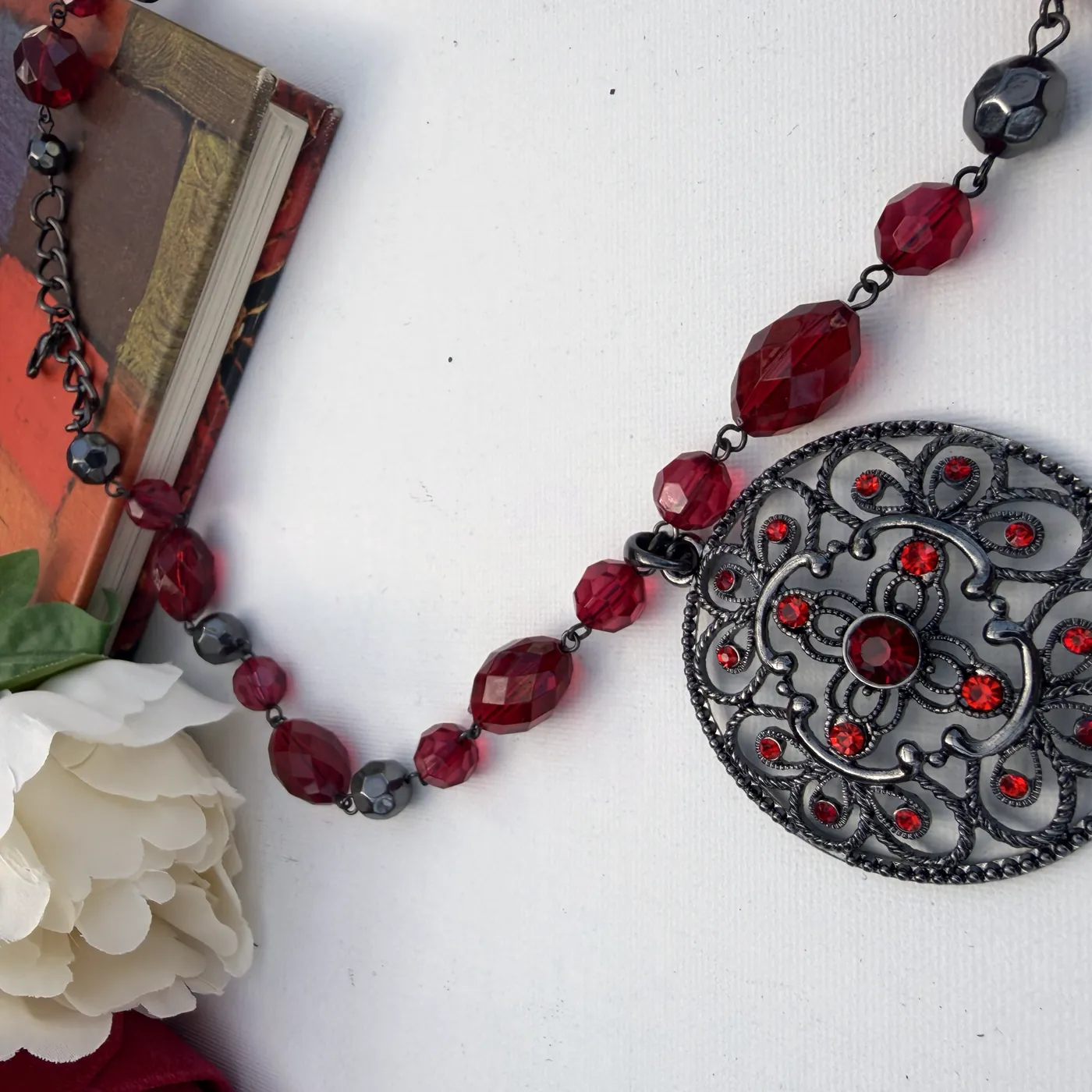 Ruby Glass & Gunmetal — view 3