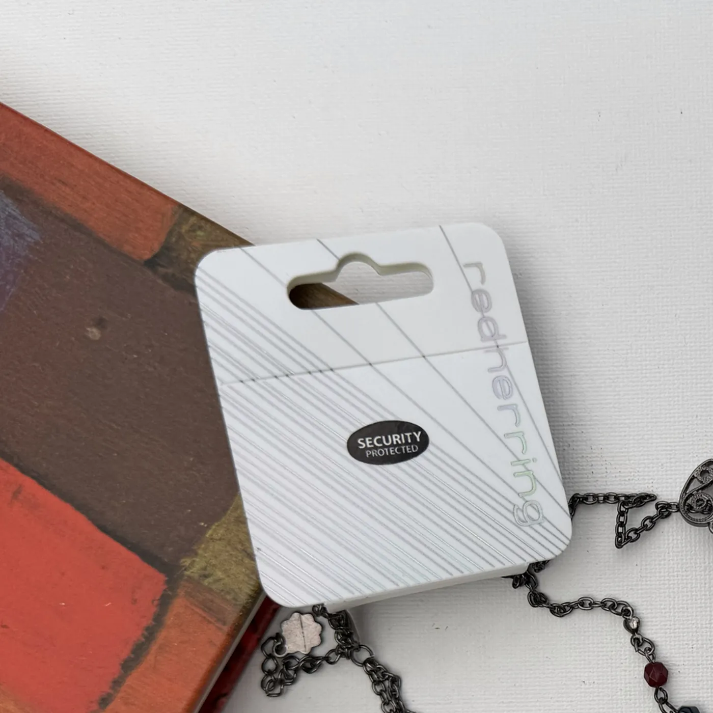 Red & Black Charm Necklace — view 2