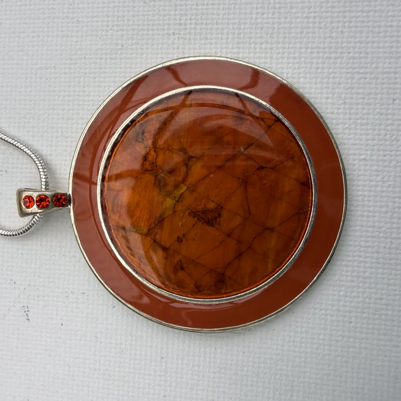 Rust Stone Medallion