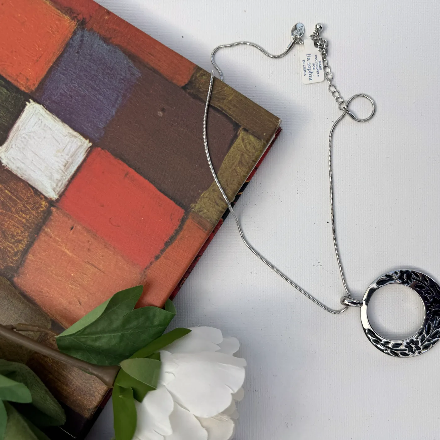 Open Circle Pendant — view 2