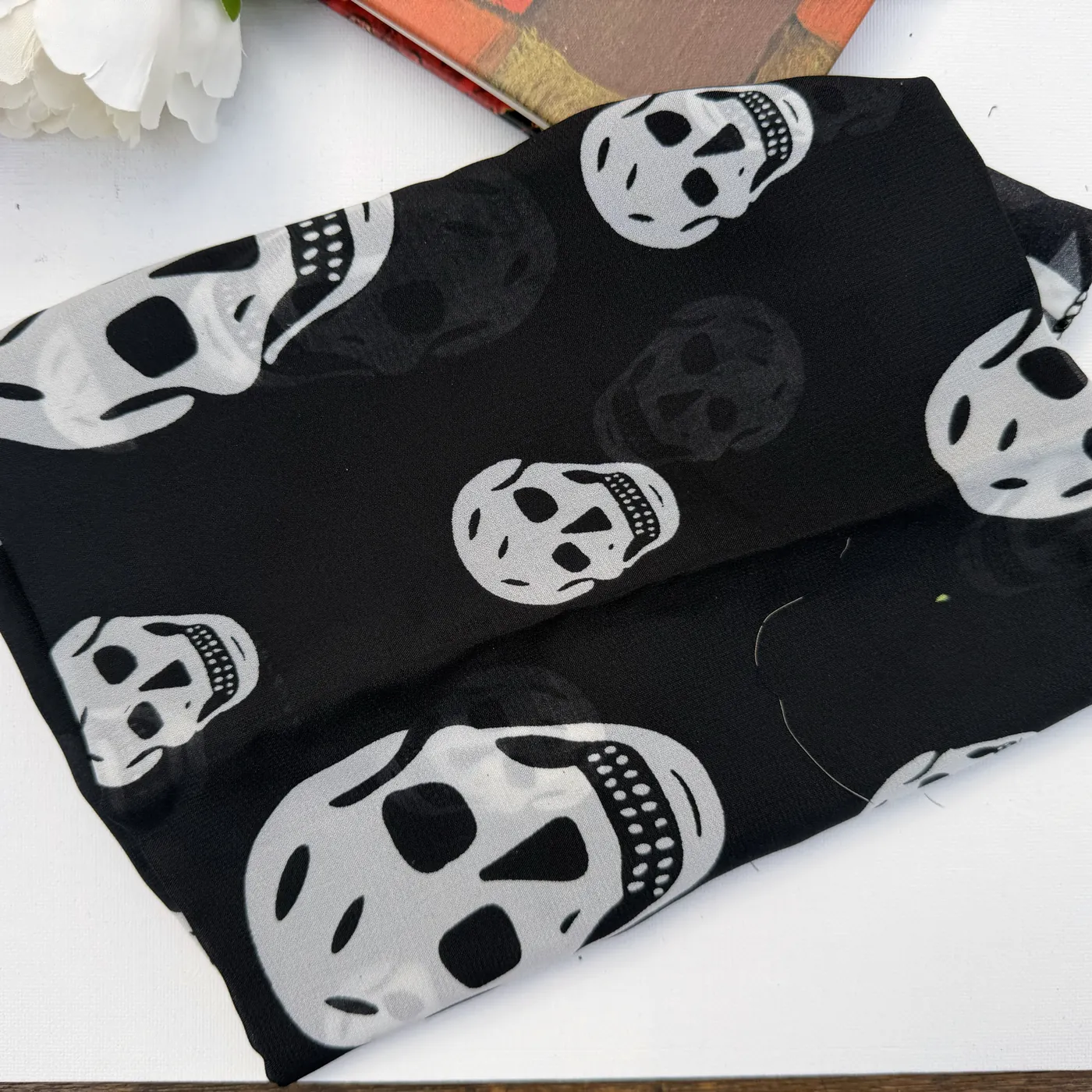 Skull Print Scarf — view 2